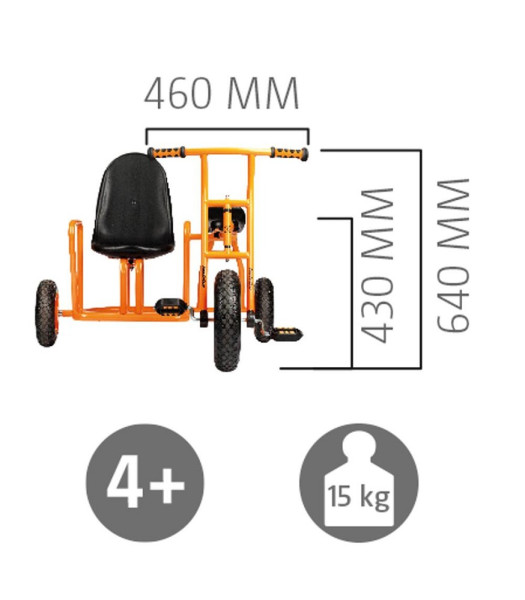 Dreirad Seitenwagen Produktdetails links