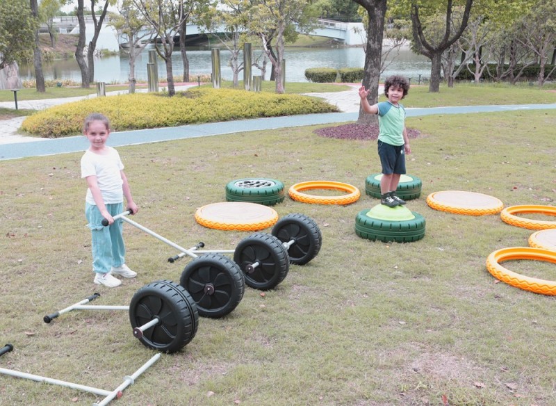 Outdoor-Motorik-Reifen Set Kinder unten Outdoor-Motorik-Reifen Set Kinder unten