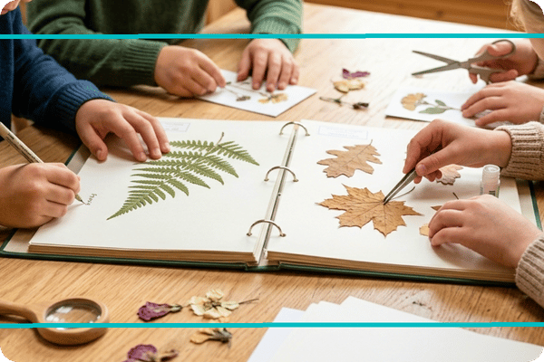 Herbarium Pflanzen kennenlernen: sammeln, pressen und beschreiben - Herbarium Pflanzen im Kindergarten kennenlernen | Edeline-Kidz
