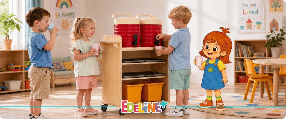 Regelmäßiges Trinken  bei Kindern