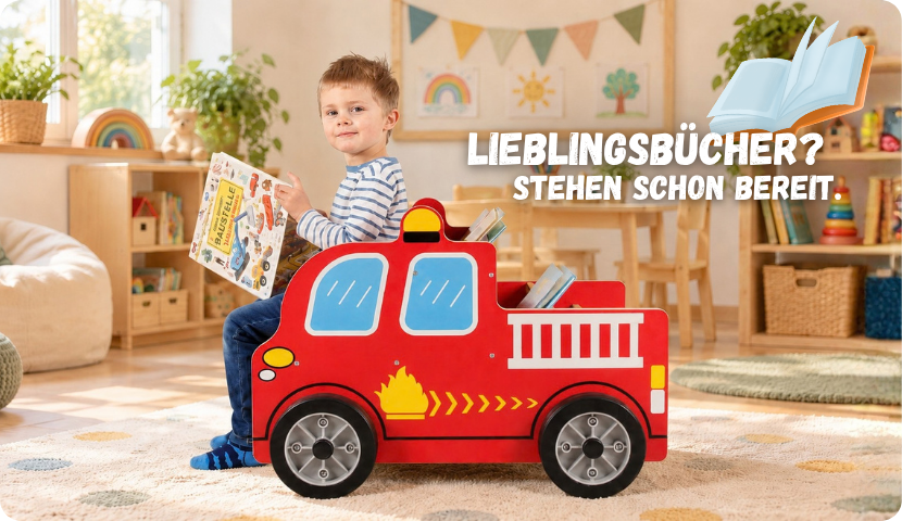 Bücherregal Feuerwehr Aufbewahrung