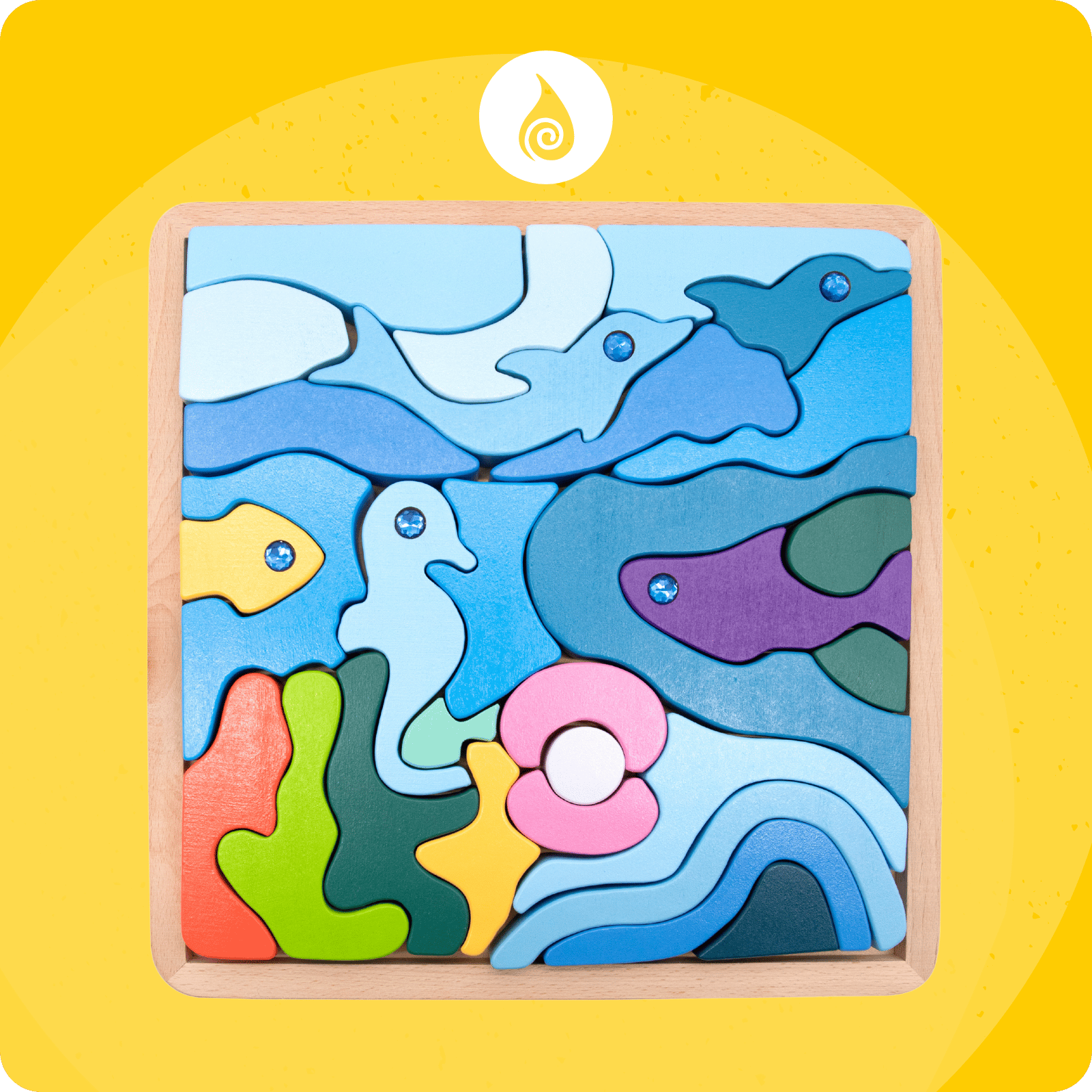 Puzzle Holz 3D Wasser Kita