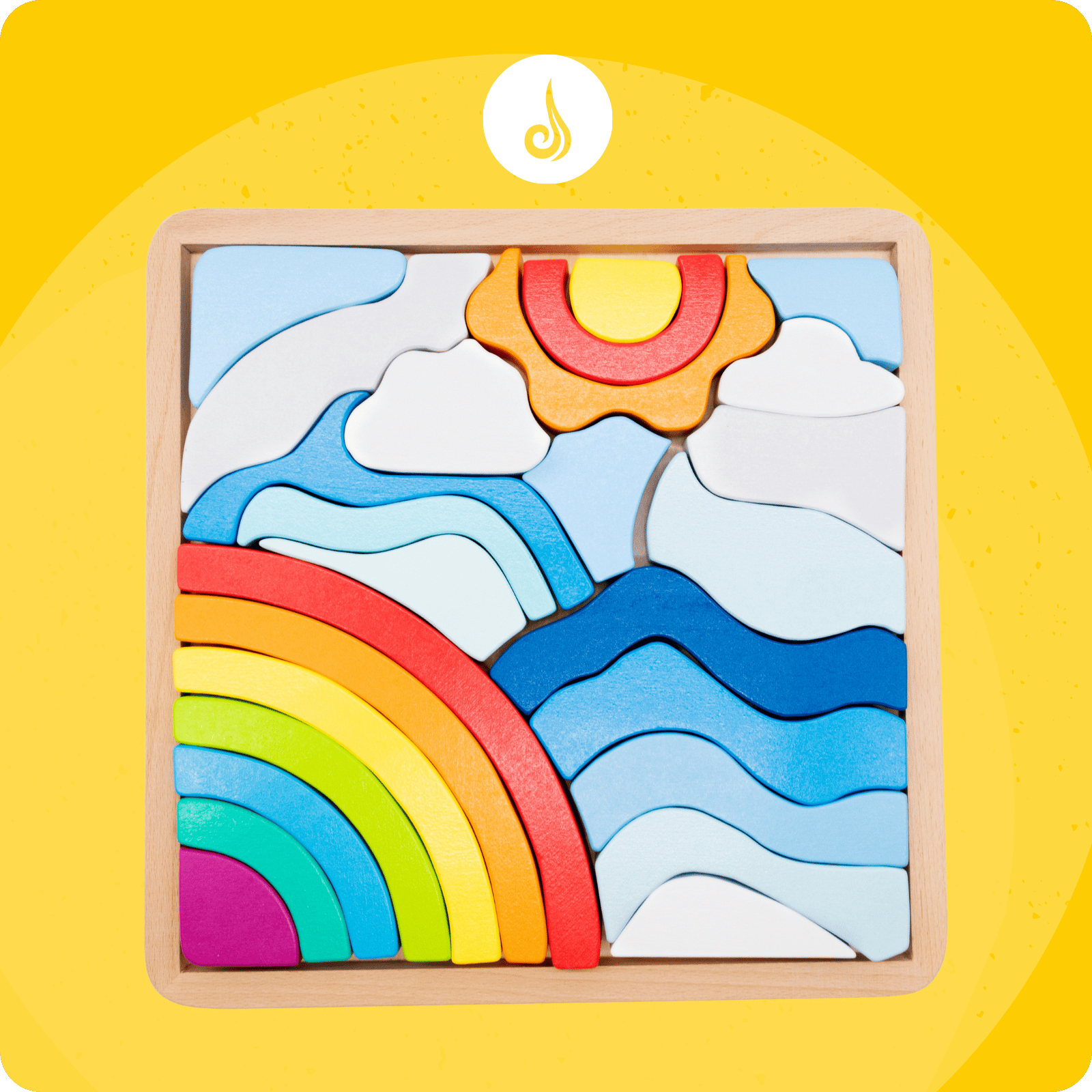Puzzle Holz 3D Himmel Kita