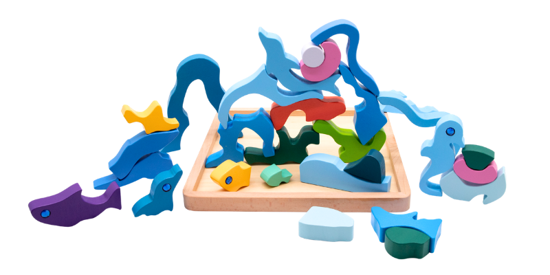 Puzzle Holz 3D Wasser Kita