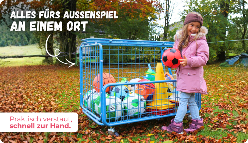 Transportwagen Aufbewahrung Kindergarten