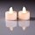 Teelichter LED hellgelb mit Batterien 2er Set 187