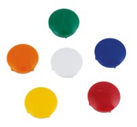 Haft-Magnete, 72 Stück, 6 Farben