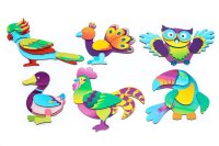 Magnetpuzzle Vögel