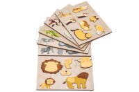 Magnetpuzzle Wildtiere