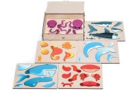Magnetpuzzle Meerestiere