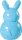 Osternest Sandform Hase blau