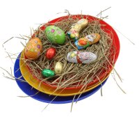 Wurfscheibe Osternest