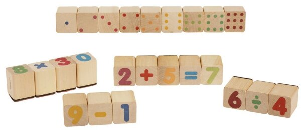 Holzstempel Mathe 458
