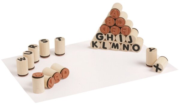 Alphabet Stempel rund 919