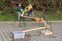 Bambus Rinnen 4er Set Aufbau