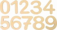 Holzzahlen 0-9 345