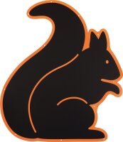 Kreidetafeln Outdoor Eichhörnchen