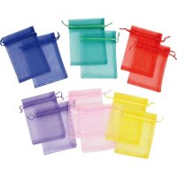 Bunte Organzabeutel 12er Set 944
