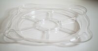 Schale 7-fach transparent für Leuchtkübel