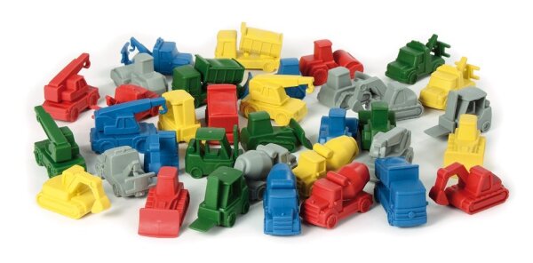 Baufahrzeuge Zählspiel, 40-tlg