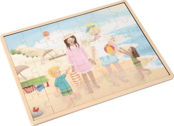 Puzzle Strand Sie und Sie Familie 59