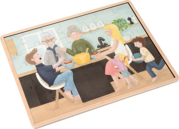 Puzzle Essen Mehrgenerationen 675