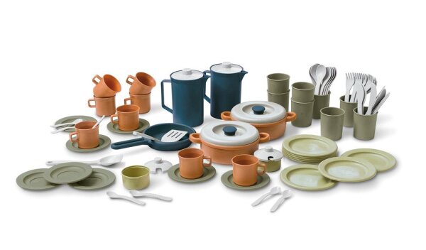 Green Eco Kaffee und Ess-Set 79 Teile 650
