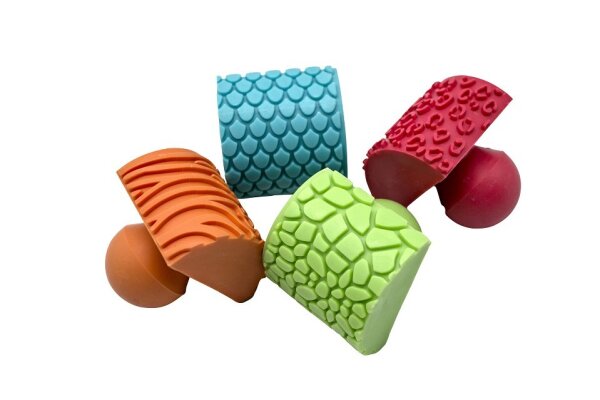Tierhaut Wippstempel 4er Set 348