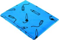 Spritzschutzunterlage Stifte blau 836
