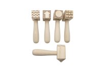 Musterhämmer Holz 5er Set 449