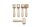 Musterhämmer Holz 5er Set 449