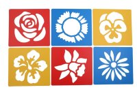 Stencil Blumen 575