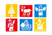 Stencil Weihnachten 138