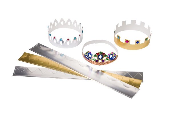 Metallic Kronen 12er Set 812