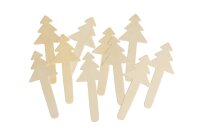 Weihnachtsbaum Holzbastelstäbchen 10er Set 866
