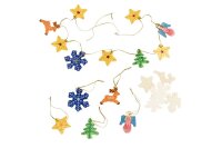 Weihnachtsdeko aus Holz 50er Set 83