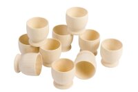Holzeierbecher 10er Set 187