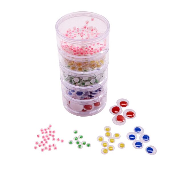 Bunte Augen in Stapeldosen 500er Set 316