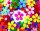 Bunte Filz-Blumen 100er Set 486