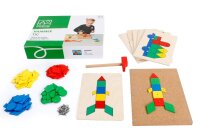 Nagelspiel Hammer tic Schachtel und Inhalt
