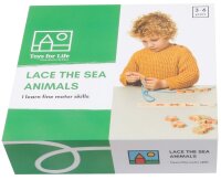 Lace the sea animals