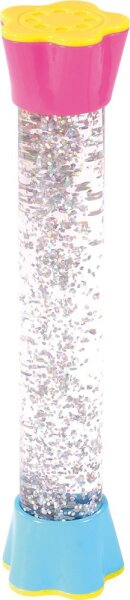 Wasserröhre Glitter transparent 402