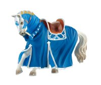 Turnierpferd blau Spielfigur 357