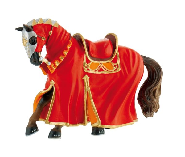 Turnierpferd rot Spielfigur 588