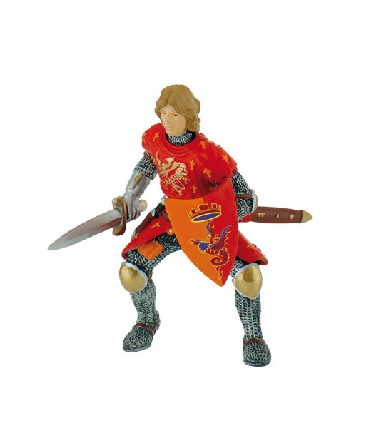 Prinz mit Schwert rot Spielfigur 731