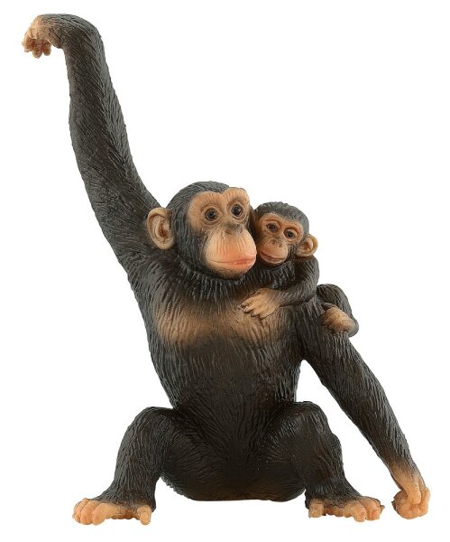 Affenmama mit Kind Spielfigur 338