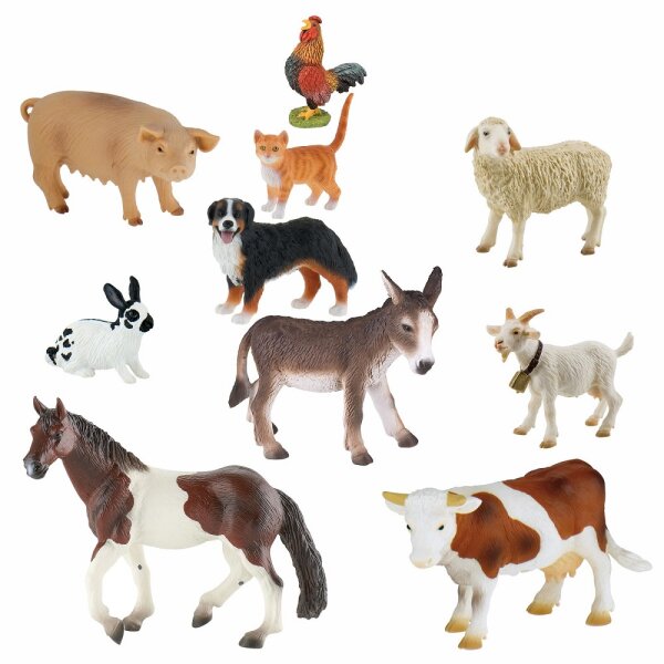 Bauernhof Spielfiguren 10er Set 577