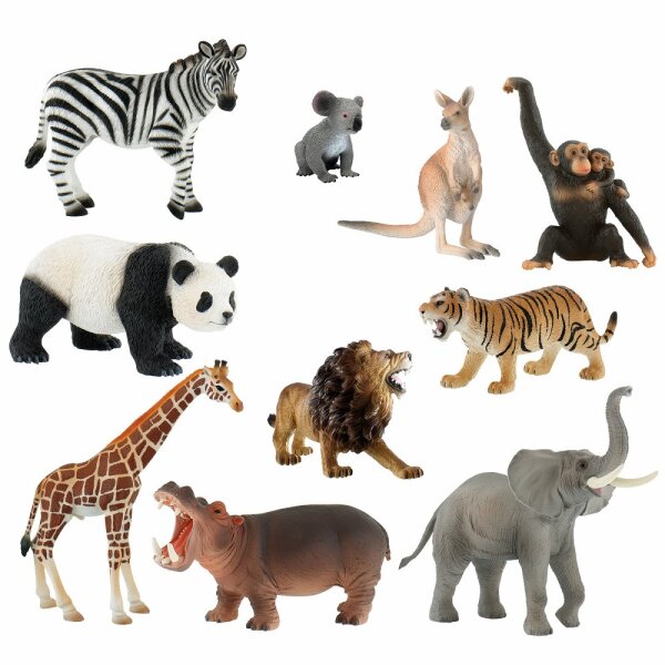Zoo Spielfiguren 10er Set 376