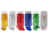 Glitter 6mm 200g silber 997