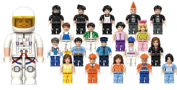 Klemmbaustein-Set Minifiguren 20 Stück 817